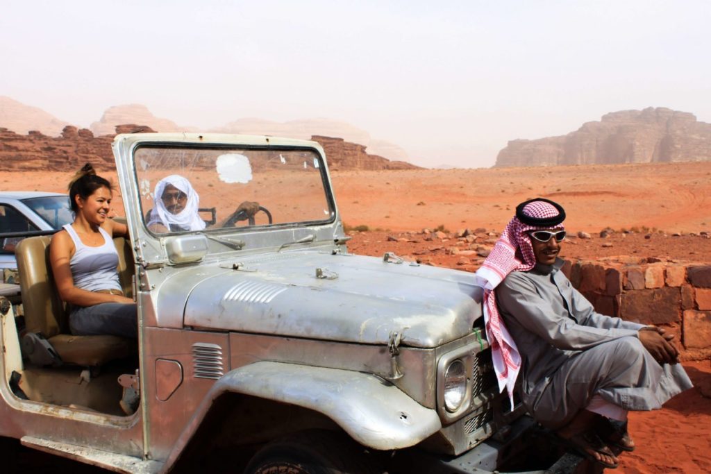 Travel tips and tricks cover of Kim in Jordan