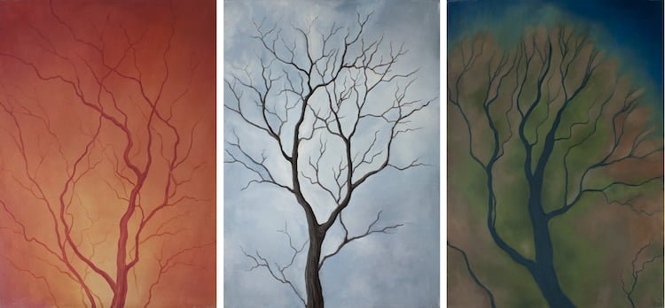 Patterns of veins, branches, and rivers, which are similar to the fractal patterns of the way I structure my life with weekly, monthly, and yearly reviews