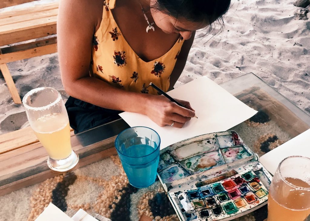 Kim painting watercolor