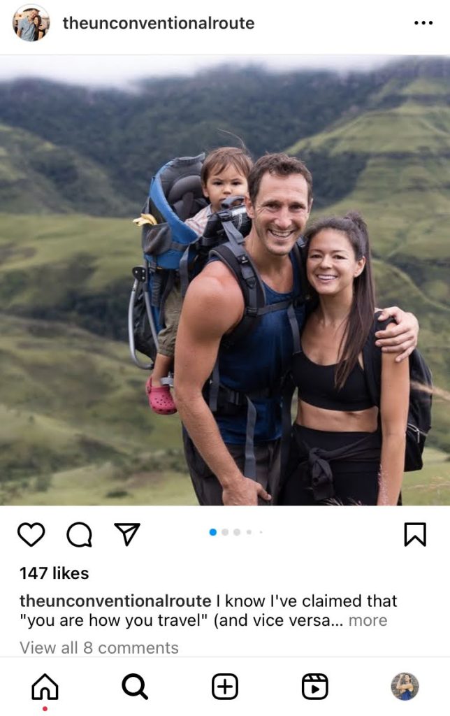 Instagram post of Chris, Kim, and Zac.