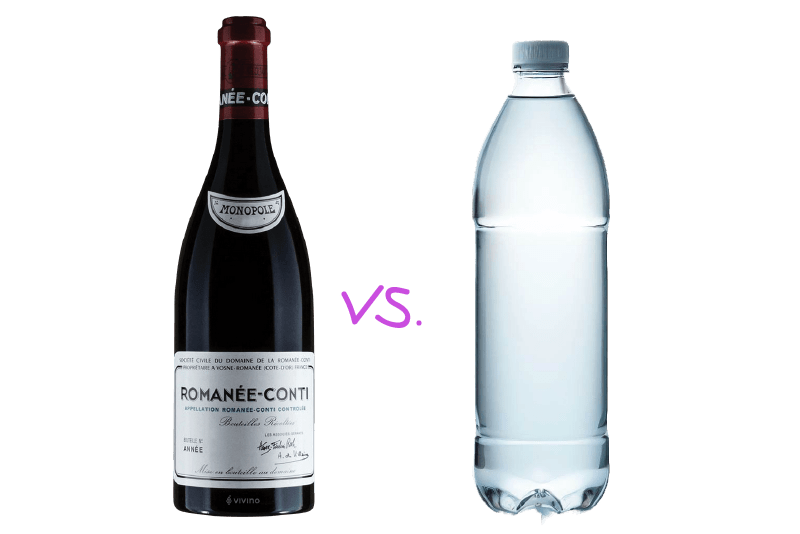 Water versus wine image.