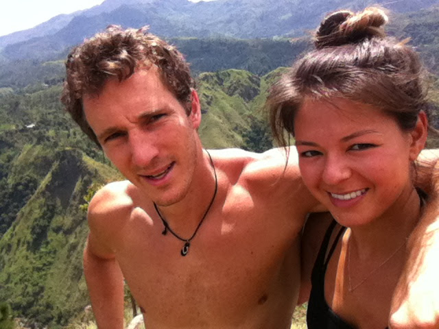 Chris and Kim in Sri Lanka