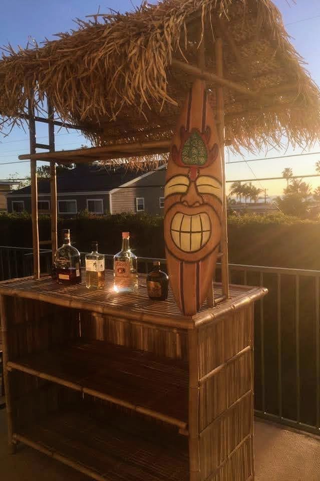 David's tiki bar.
