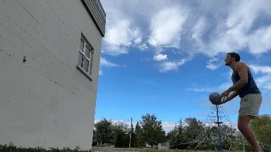My initial recording of me spiking.