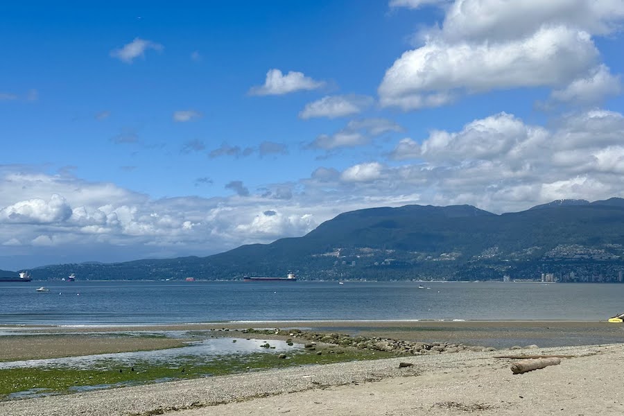View across English Bay.