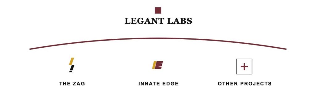 Legant Labs umbrella with The Zag and Innate Edge underneith. 